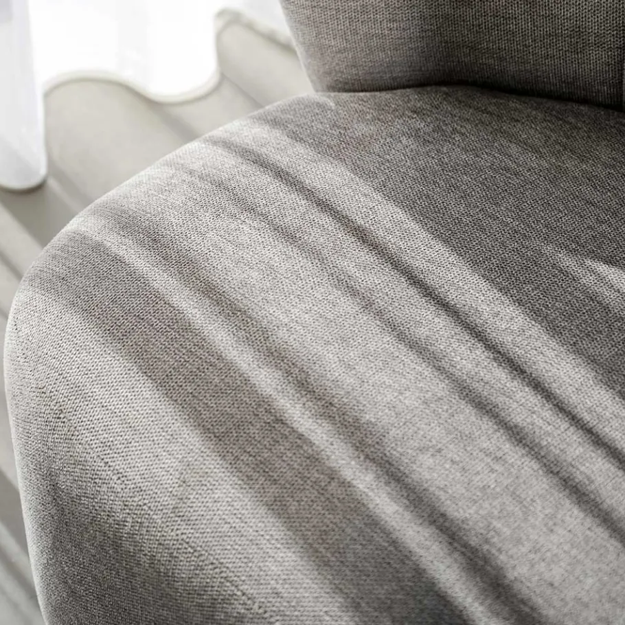 Online Wohnen Design Polstersessel in Beige Stoff - Heavy