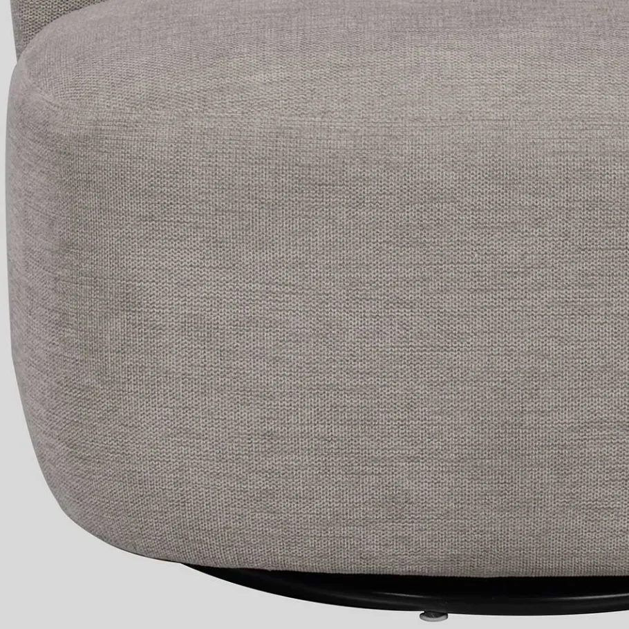 Online Wohnen Design Polstersessel in Beige Stoff - Heavy