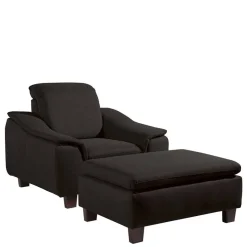 Discount Wohnen Design Polstersessel in Dunkelbraun - Acristodat