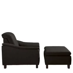 Discount Wohnen Design Polstersessel in Dunkelbraun - Acristodat