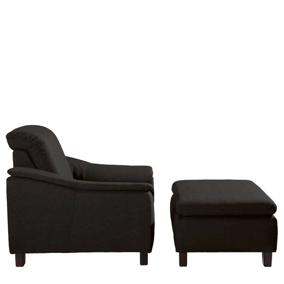 Discount Wohnen Design Polstersessel in Dunkelbraun - Acristodat