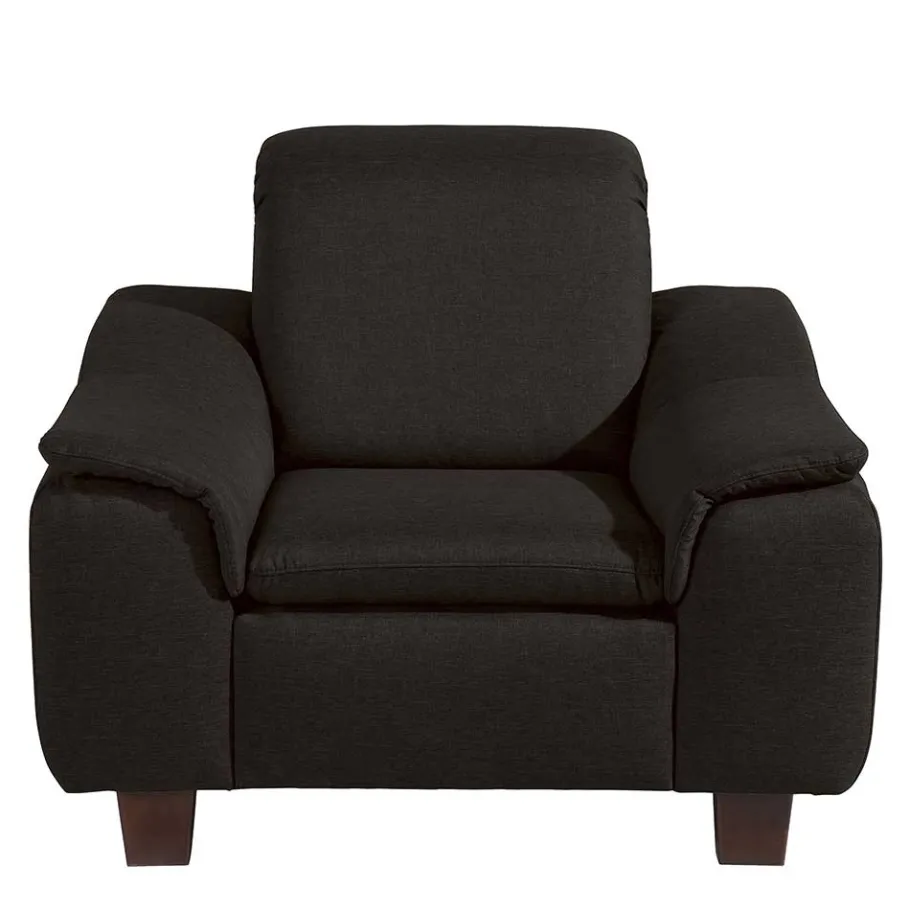 Discount Wohnen Design Polstersessel in Dunkelbraun - Acristodat