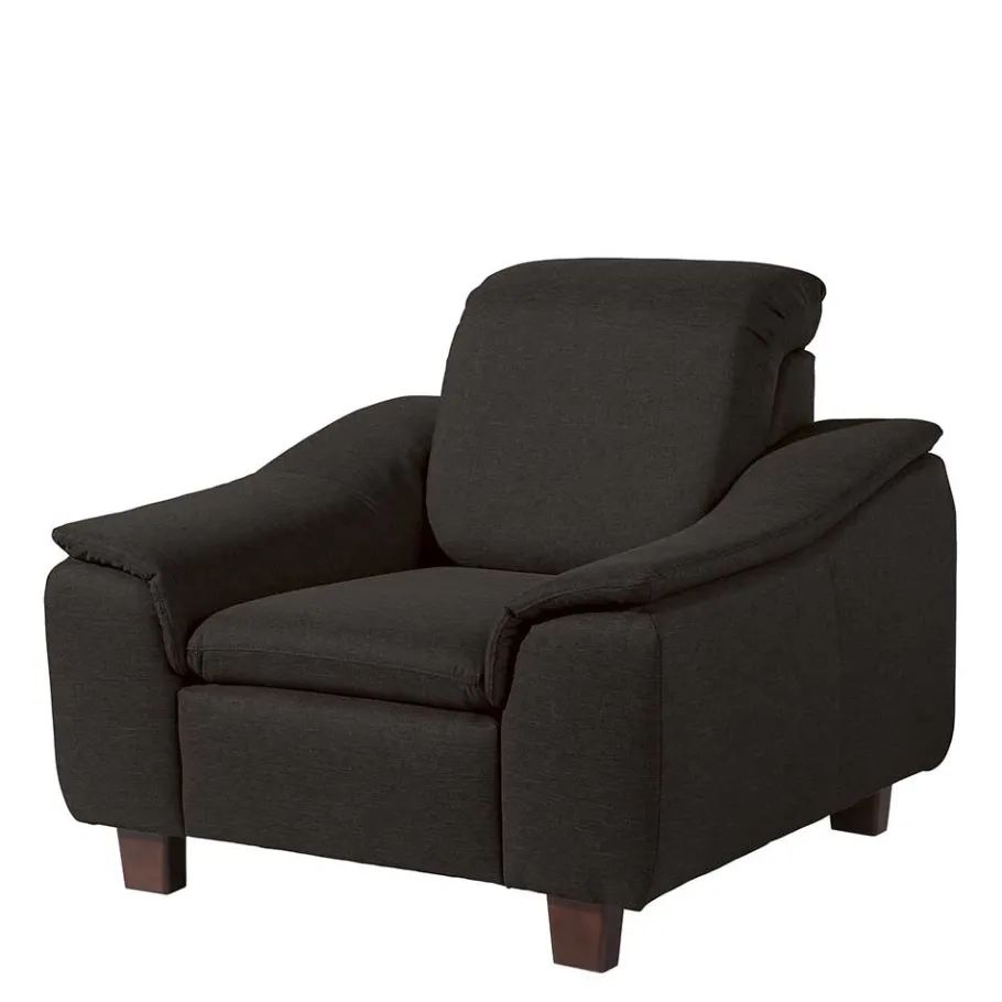 Discount Wohnen Design Polstersessel in Dunkelbraun - Acristodat