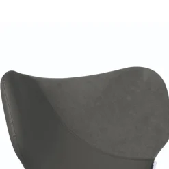Sale Wohnen Design Polsterstühle im Material Mix - Navy (2er Set)