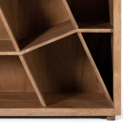 Online Wohnen Design Regal aus Akazie Massivholz - Fulivia