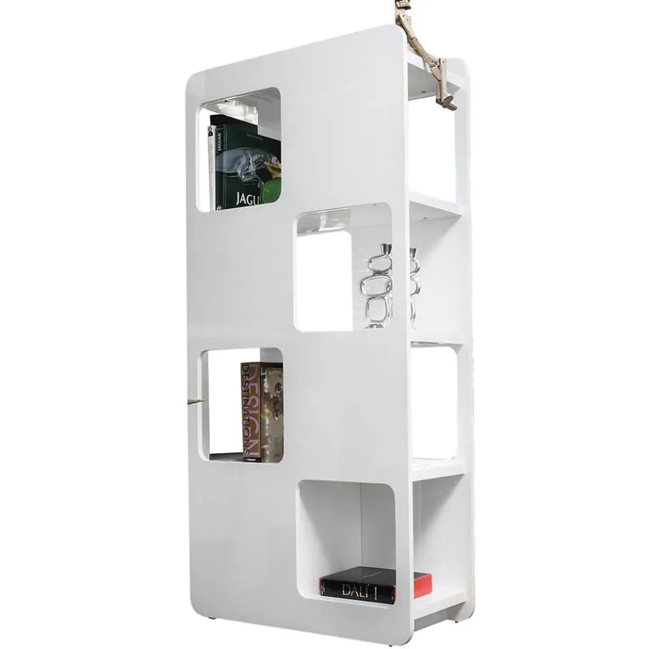 Outlet Wohnen Design Regal Raumteiler in Weiß - Straight