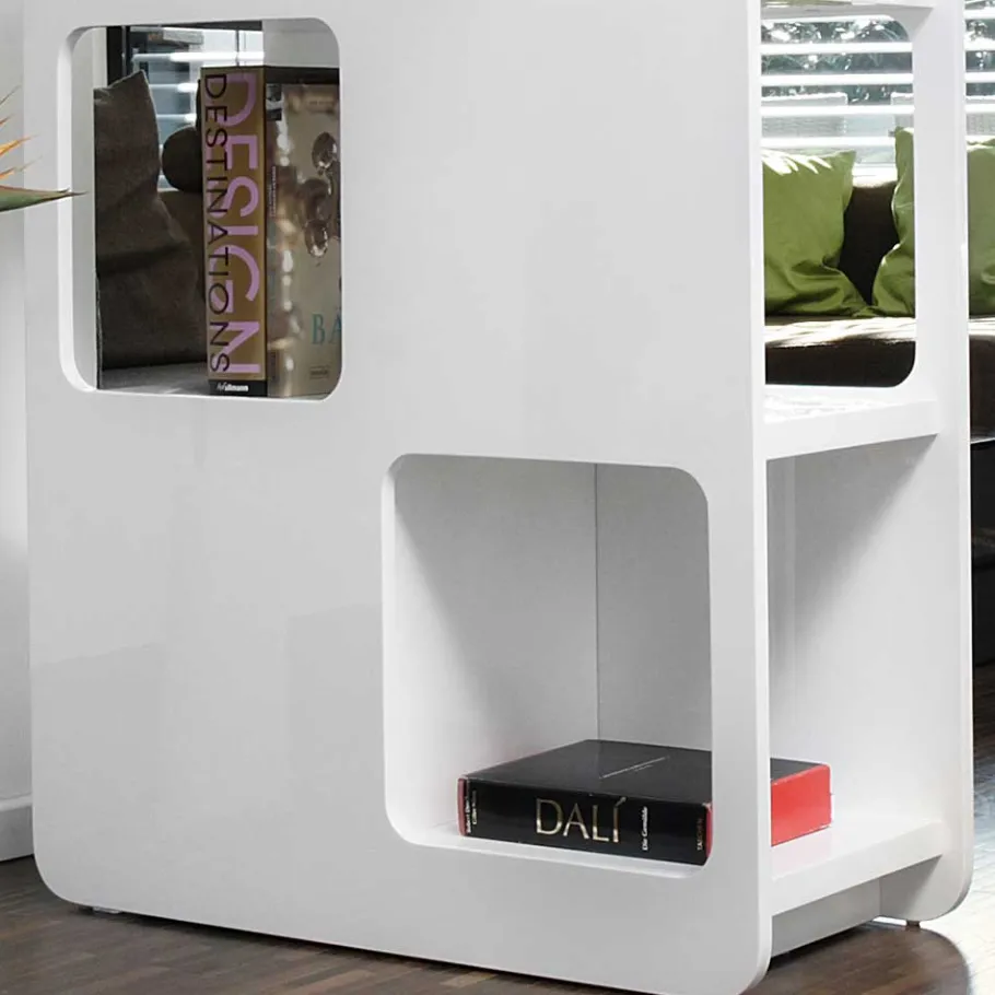 Outlet Wohnen Design Regal Raumteiler in Weiß - Straight