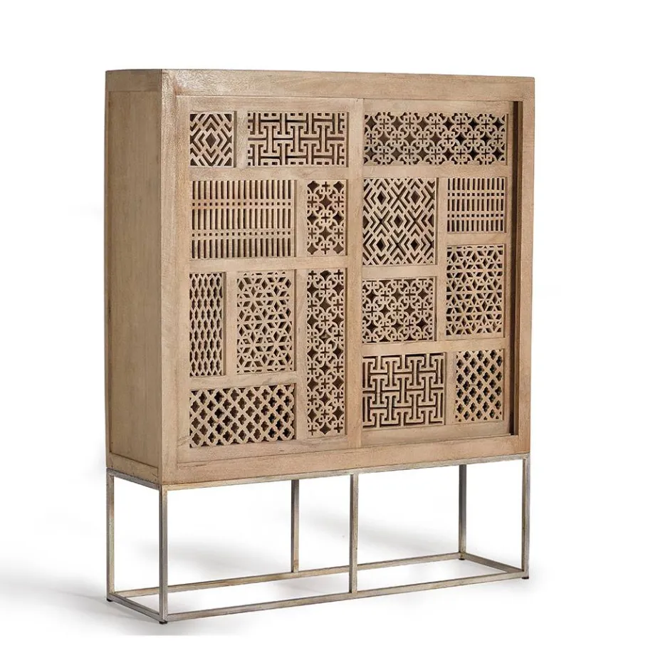 New Wohnen Design Schrank im Ethno Chic - Valuta