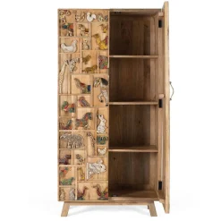 New Wohnen Design Schrank mit Tier Dekor - Widama