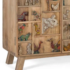 New Wohnen Design Schrank mit Tier Dekor - Widama