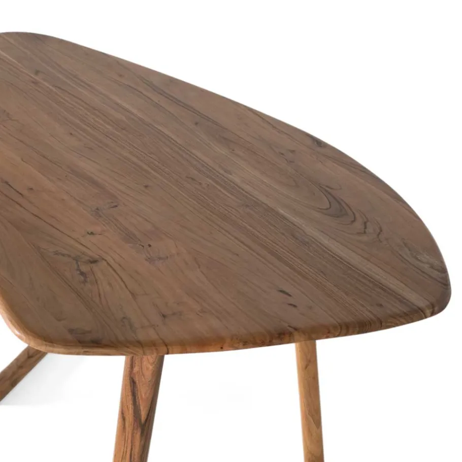 Wohnen Design Schreibtisch aus Akazie Massivholz - Dario