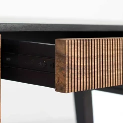 Online Wohnen Design Schreibtisch aus Mangoholz und Palisander - Ondarroa