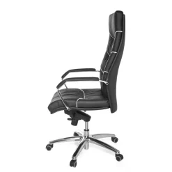 Outlet Wohnen Design Schreibtischstuhl aus Leder - Merana