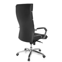 Outlet Wohnen Design Schreibtischstuhl aus Leder - Merana