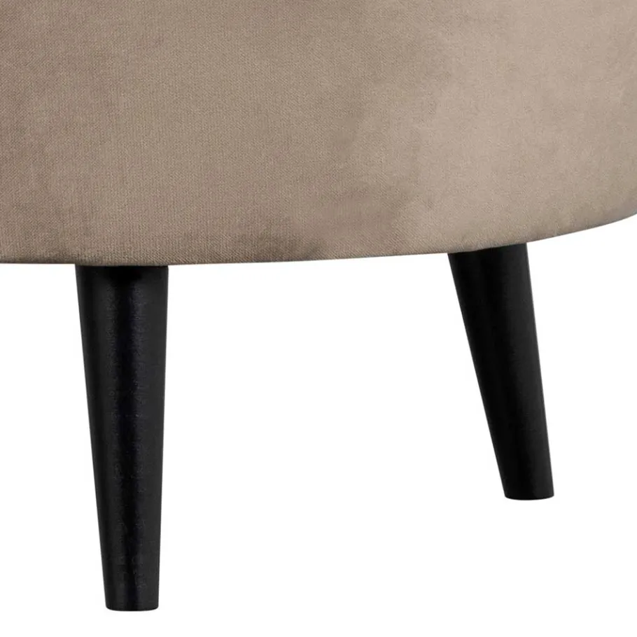Hot Wohnen Design Sessel in Khaki Samtbezug - Griffina