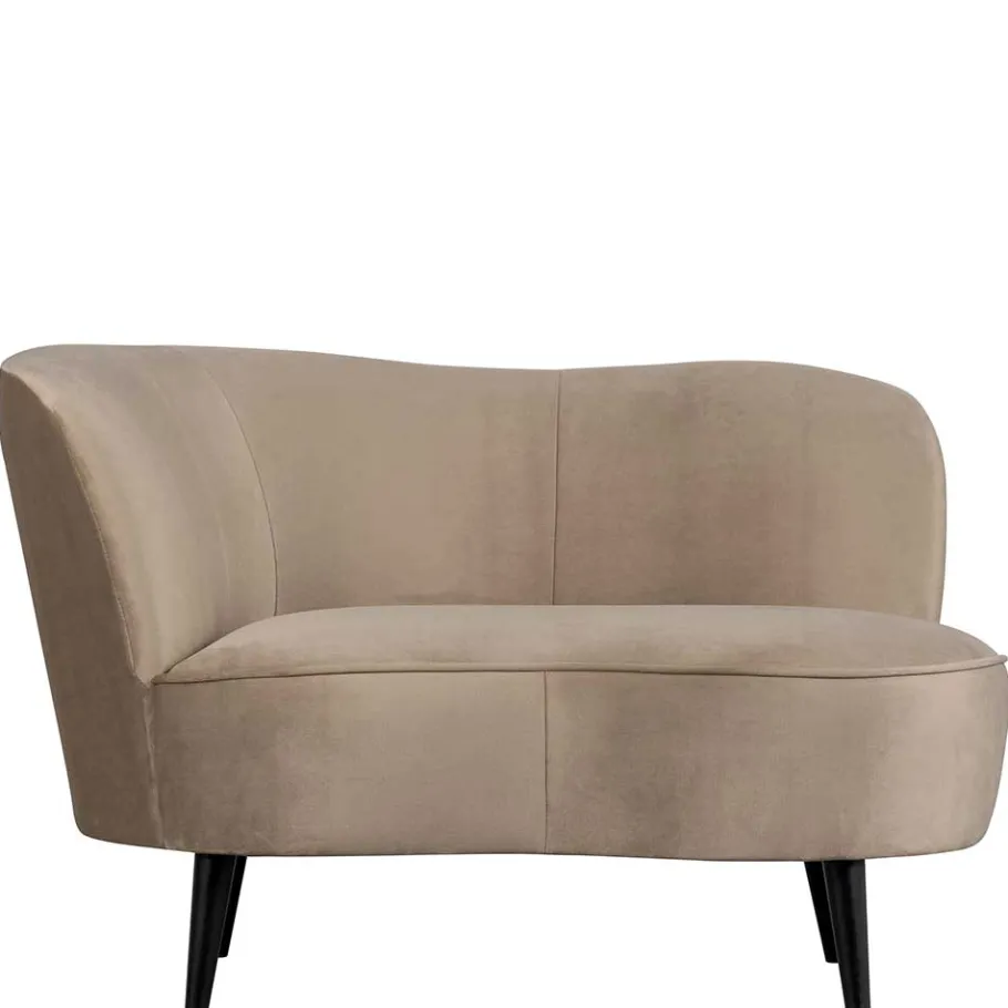 Hot Wohnen Design Sessel in Khaki Samtbezug - Griffina