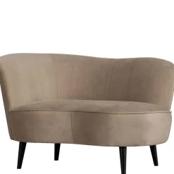 Hot Wohnen Design Sessel in Khaki Samtbezug - Griffina