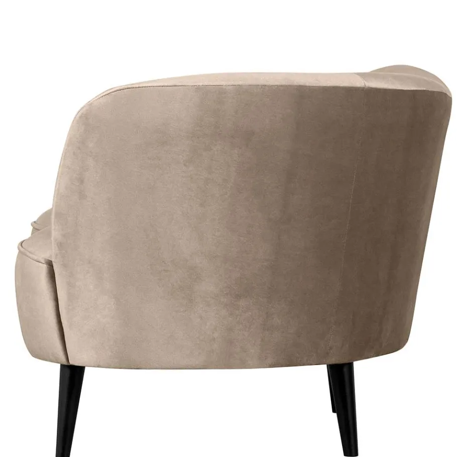 Hot Wohnen Design Sessel in Khaki Samtbezug - Griffina