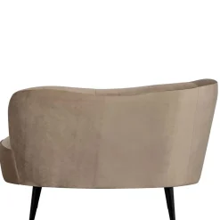 Hot Wohnen Design Sessel in Khaki Samtbezug - Griffina