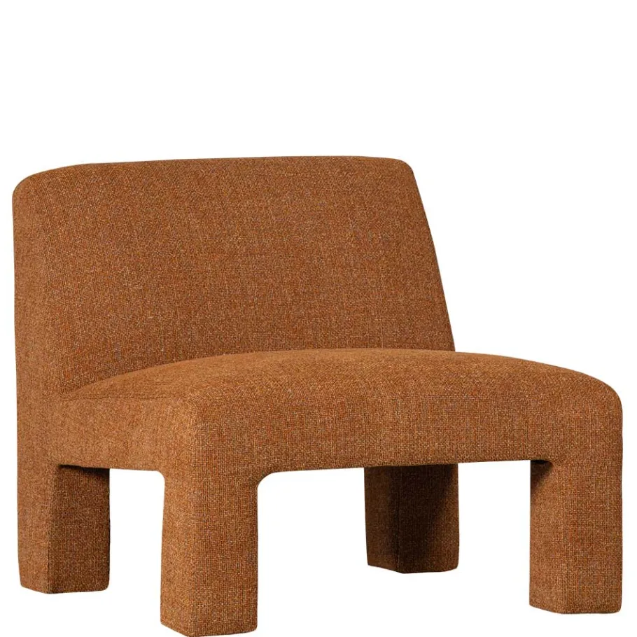 Best Wohnen Design Sessel in Ocker meliert - Serasmus