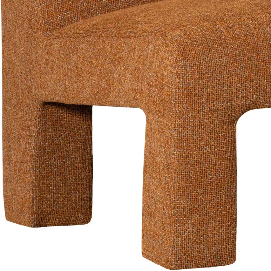 Best Wohnen Design Sessel in Ocker meliert - Serasmus