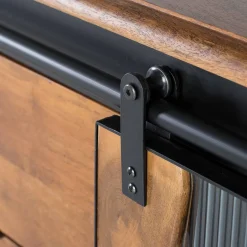 Sale Wohnen Design Sideboard aus Mangoholz und Metall - Aglia