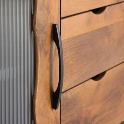 Sale Wohnen Design Sideboard aus Mangoholz und Metall - Aglia