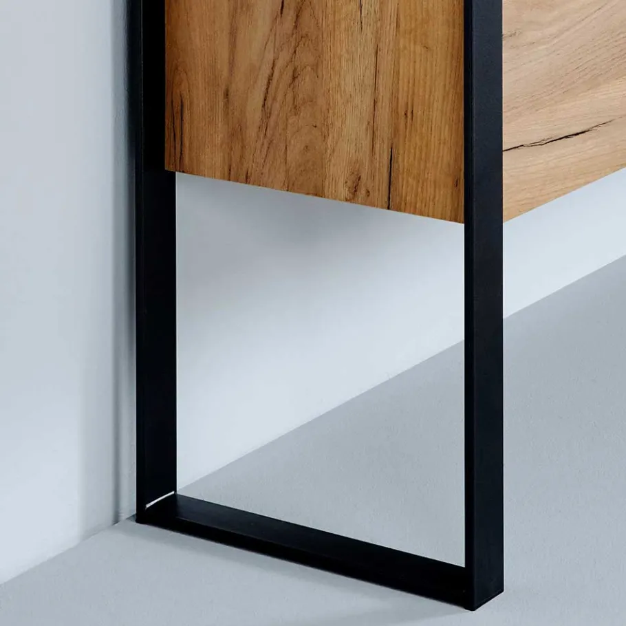 New Wohnen Design Sideboard in Eiche Optik - Ilvensa