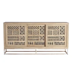 Outlet Wohnen Design Sideboard mit Ethno Flair - Valuta