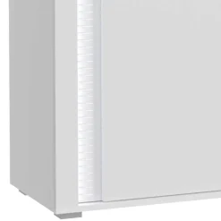Sale Wohnen Design Sideboard mit LED in Weiß Hochglanz - Gomata