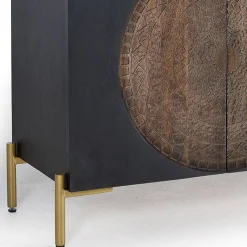 Best Wohnen Design Sideboard mit Mandala Schnitzerei - Synessa