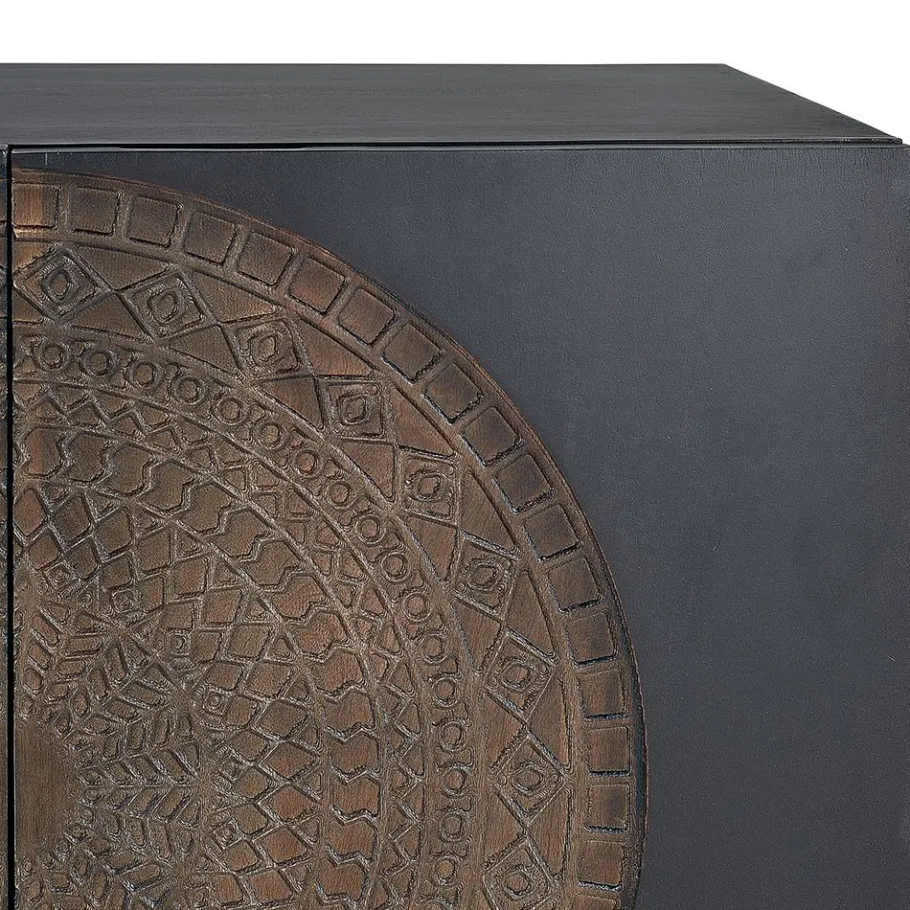 Best Wohnen Design Sideboard mit Mandala Schnitzerei - Synessa