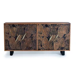 Online Wohnen Design Sideboard mit Schnitzerei und Lack - Marcel