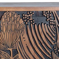 Online Wohnen Design Sideboard mit Schnitzerei und Lack - Marcel