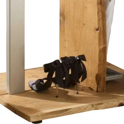 Online Wohnen Design Standgarderobe aus Metall & Eiche - Avidora