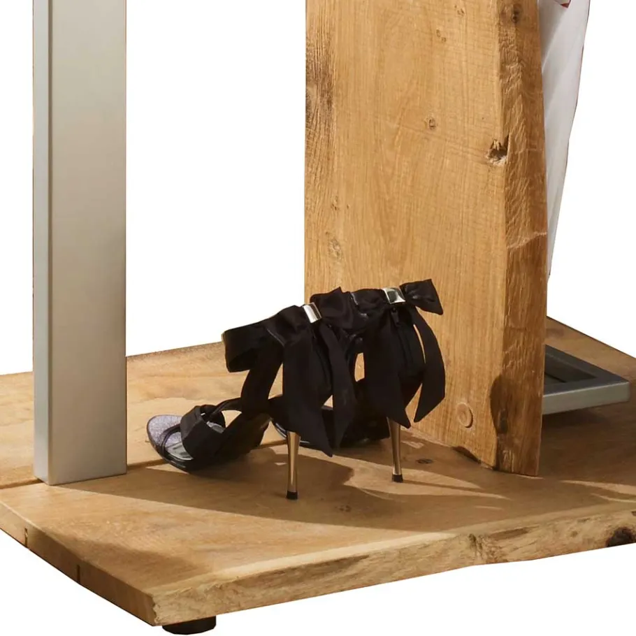 Online Wohnen Design Standgarderobe aus Metall & Eiche - Avidora