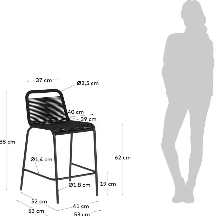 Discount Wohnen Design Stühle mit 62 cm Sitzhöhe - Henriette (4er Set)