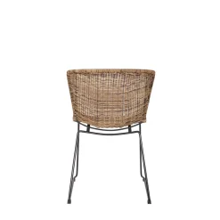 Outlet Wohnen Design Stuhl Mevrinus aus Polyrattan (2er Set)