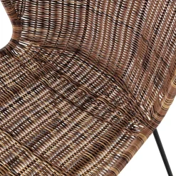 Outlet Wohnen Design Stuhl Mevrinus aus Polyrattan (2er Set)