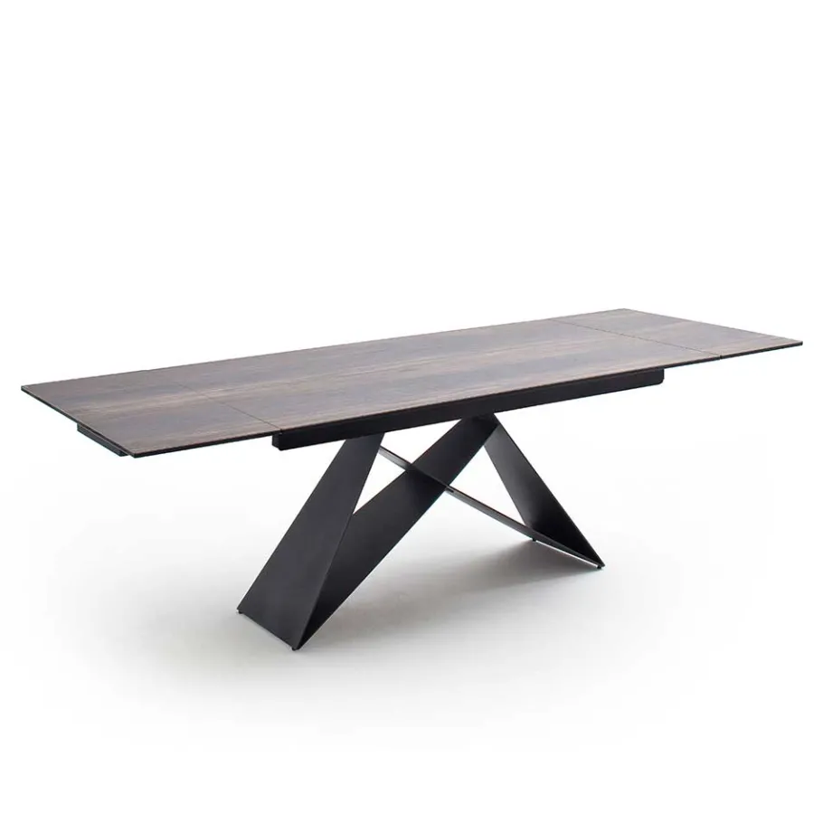 Best Wohnen Design Tisch mit Keramikplatte Holz Optik - Cateyna
