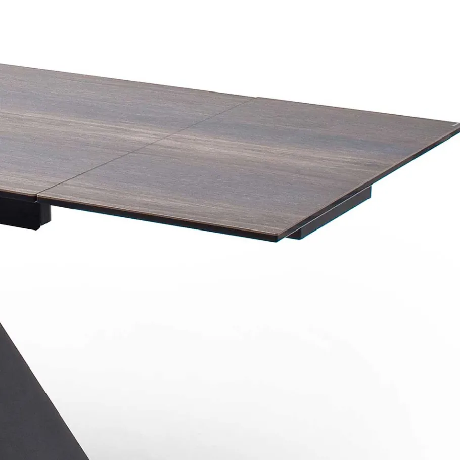 Best Wohnen Design Tisch mit Keramikplatte Holz Optik - Cateyna