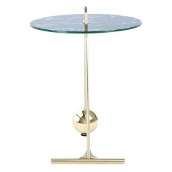 Online Wohnen Design Tischchen in Schwarz & Gold - Chiceria