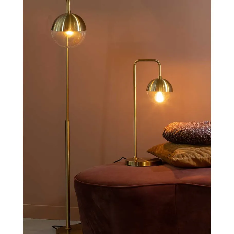 Hot Wohnen Design Tischleuchten in Messing - Yavunan (2er Set)