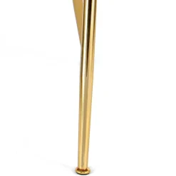 Online Wohnen Design Tischsessel in Rosa & Gold - Castianon