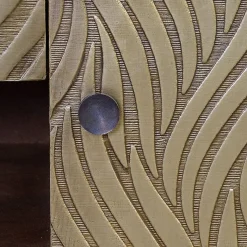 Hot Wohnen Design TV Kommode aus Mangoholz und Metall - Filurina