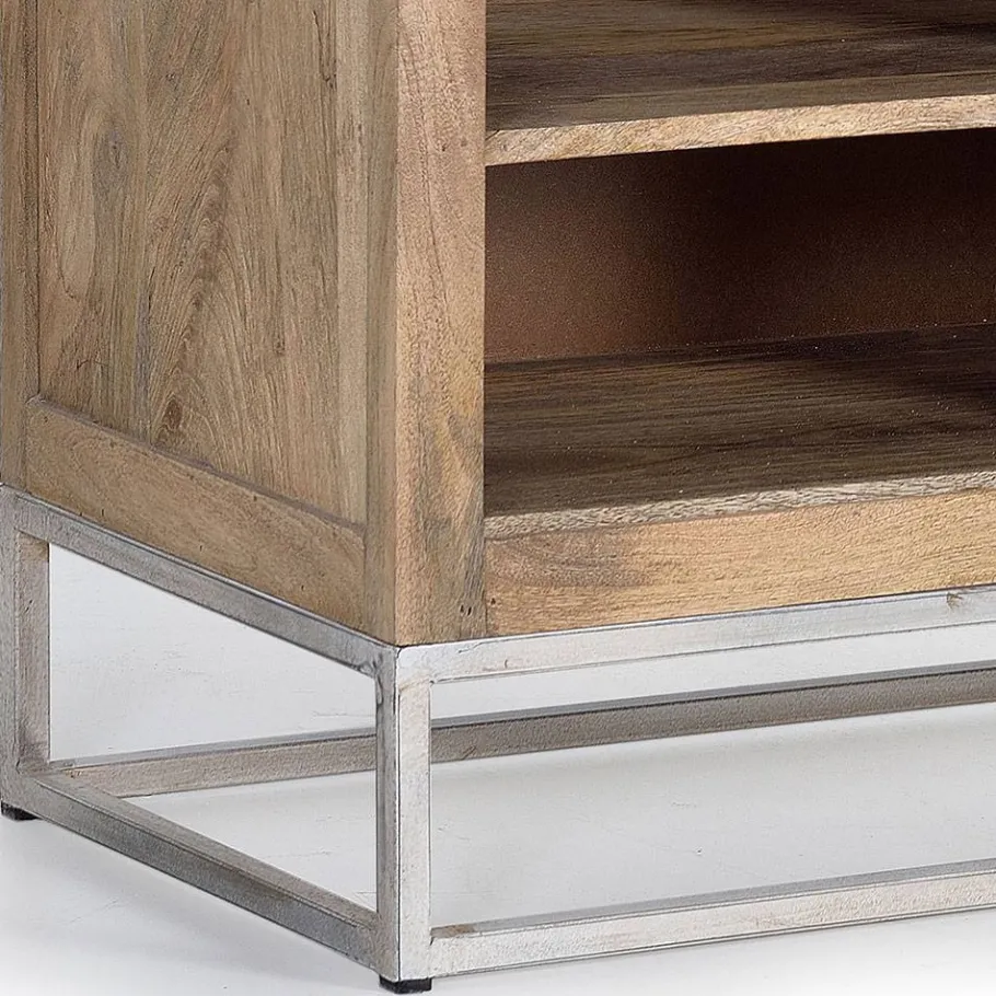 New Wohnen Design TV Lowboard aus Mangobaum Massivholz - Valuta