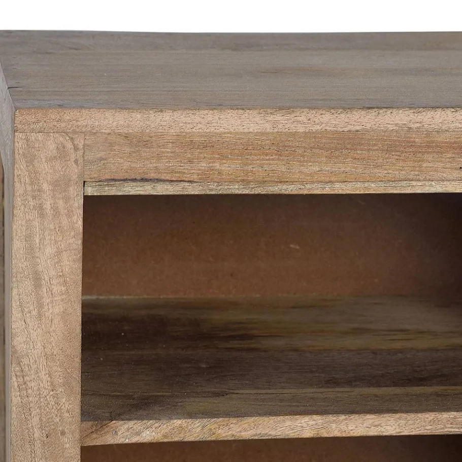 New Wohnen Design TV Lowboard aus Mangobaum Massivholz - Valuta
