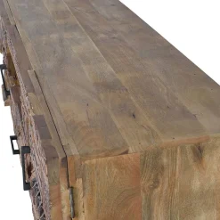 New Wohnen Design TV-Lowboard aus Mangoholz rustikal - Lacid
