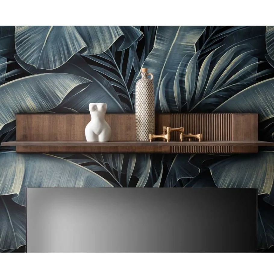 Sale Wohnen Design Wandboard in Braun geölt - Malawi