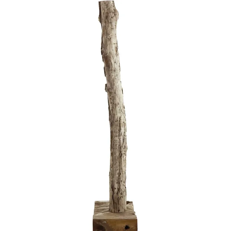 Best Wohnen Design Weinregal aus Holzstamm Teak massiv - Teako